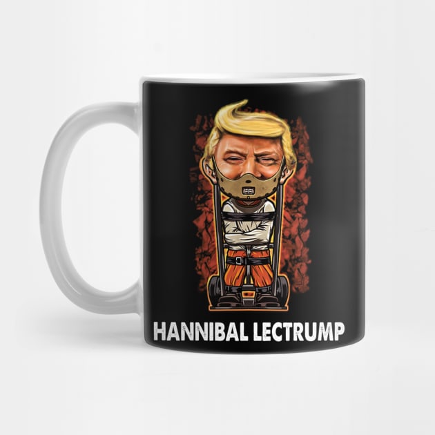 Hannibal Lectrump Funny Political Donald Trump by Alema Art